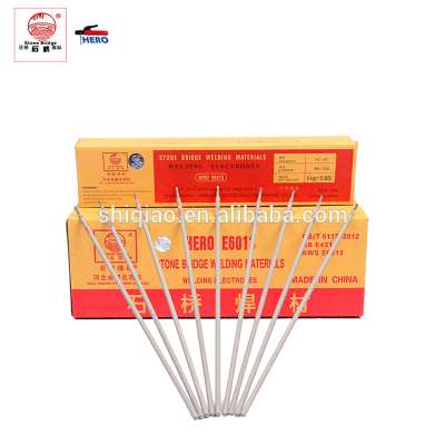 Golden bridge quality Low carbon Mild steel welding electrode electrodes welding rods AWS E6013 E7018